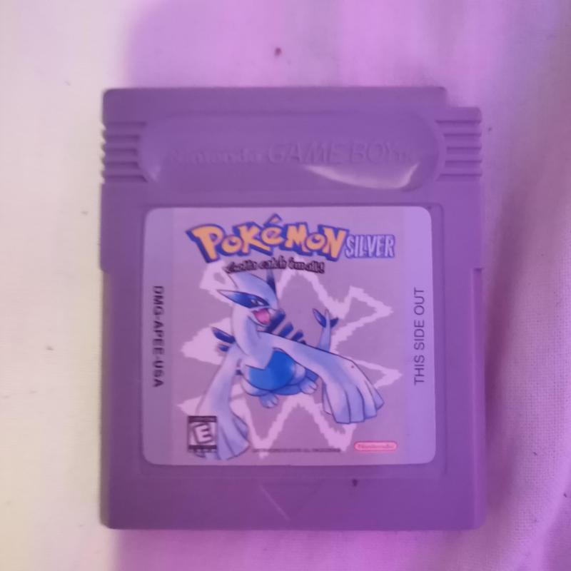 Gameboy spel pokemon silver