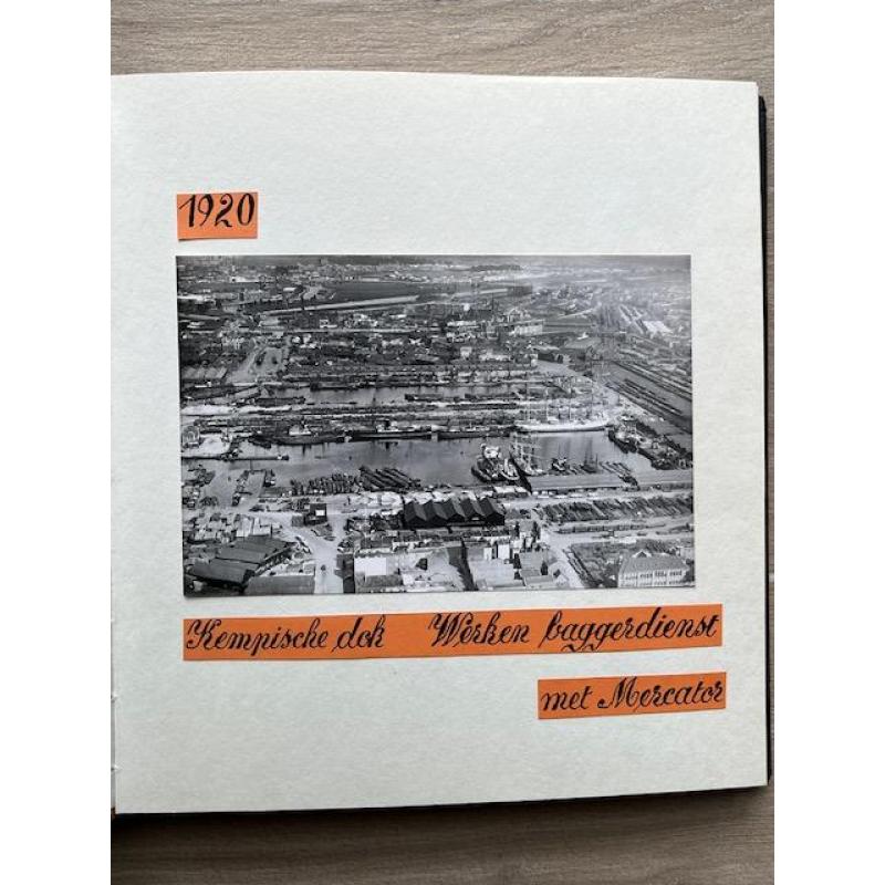 fotoboek Antwerpse haven, dokken , bagger, dredging 1920 - 1981
