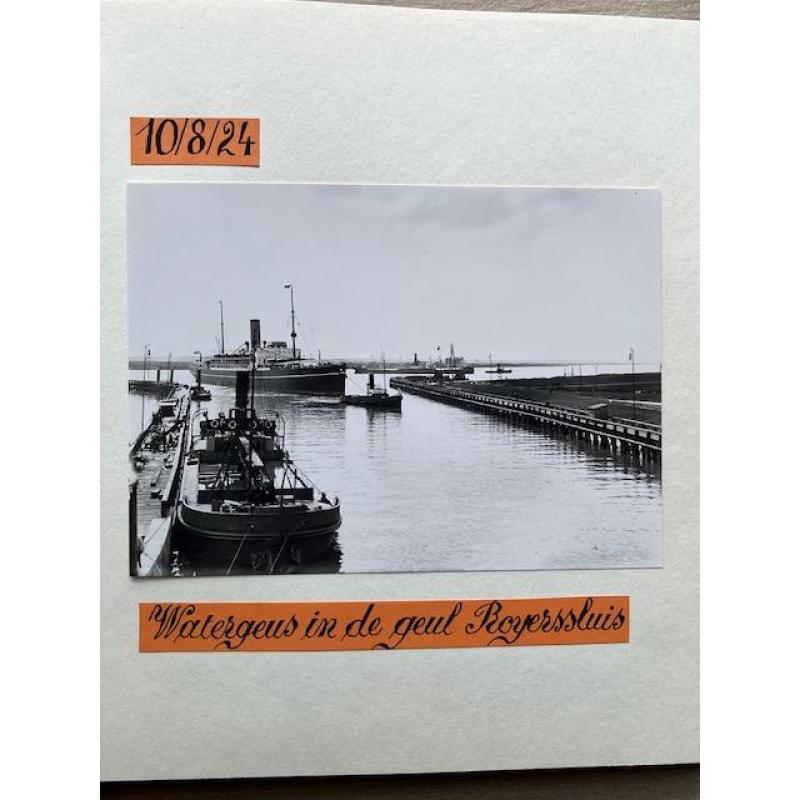 fotoboek Antwerpse haven, dokken , bagger, dredging 1920 - 1981