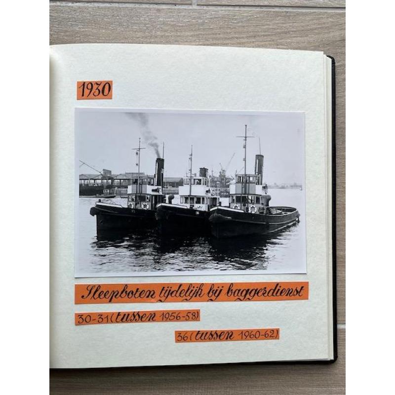 fotoboek Antwerpse haven, dokken , bagger, dredging 1920 - 1981