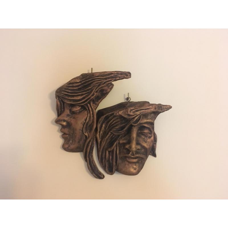 Kunstwerk schaduw kunst - man en vrouw