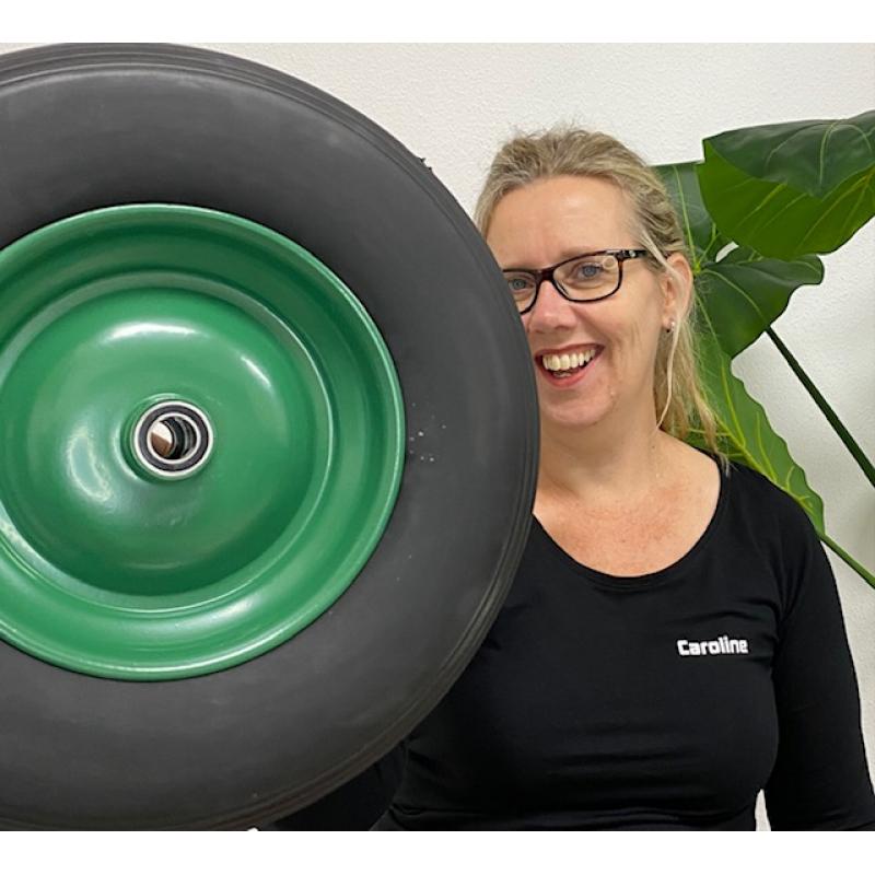 Kruiwagen wiel luchtband of massief anti-lek