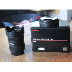 sigma 12-24 f 4.5.5.6ll dg lens te koop voor ff en apc