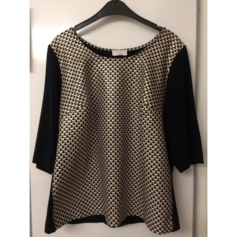 T-shirt/blouse Marine Rinaldi “Voyage” maat M