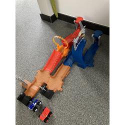 Hot Wheels Action Dubbele Loopingrace Speelset
