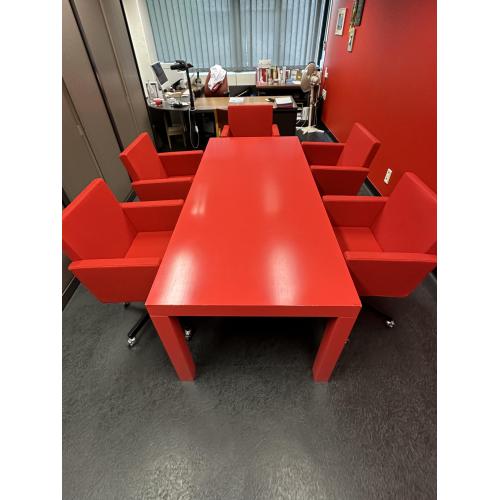 AVL Workbech Campari-rood