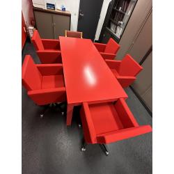 AVL Workbech Campari-rood