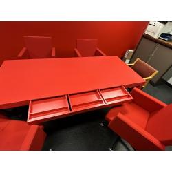 AVL Workbech Campari-rood