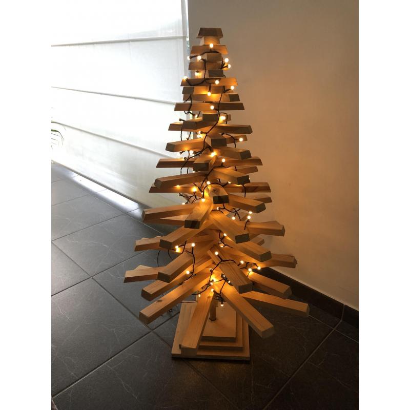 Houten kerstboom