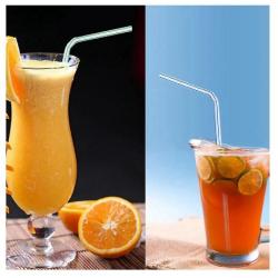 Plastic Buigrietjes - Plastic DrinkRietjes - Buigriet - Cocktailrietjes -200mm -5 mm - 100 stuks