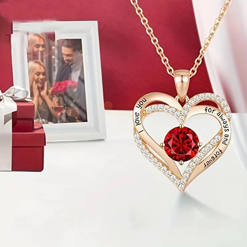 Ketting met Roos Gift Box (MOEDERDAGTIP)