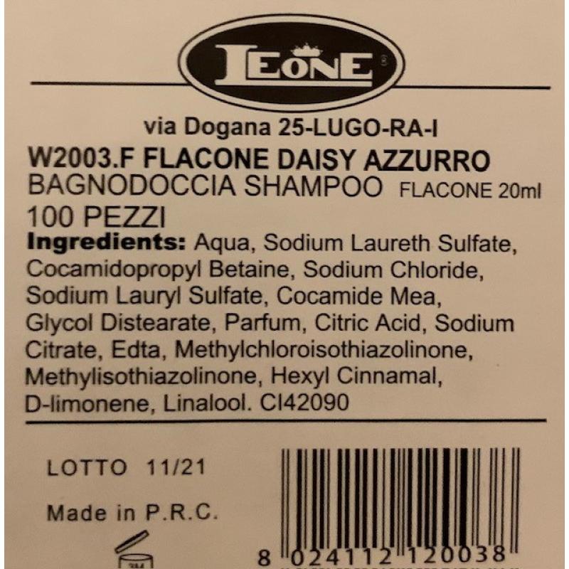 200 stuks Handige reis shampoo/douchegel flesjes en zeepjes Lotus & Limone