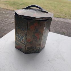 Vintage metalen blikken