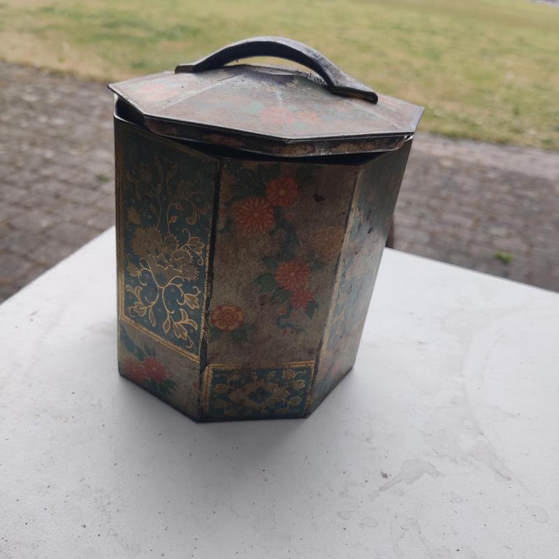Vintage metalen blikken
