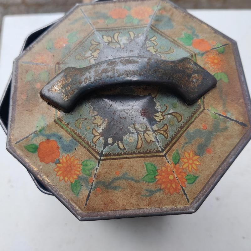 Vintage metalen blikken