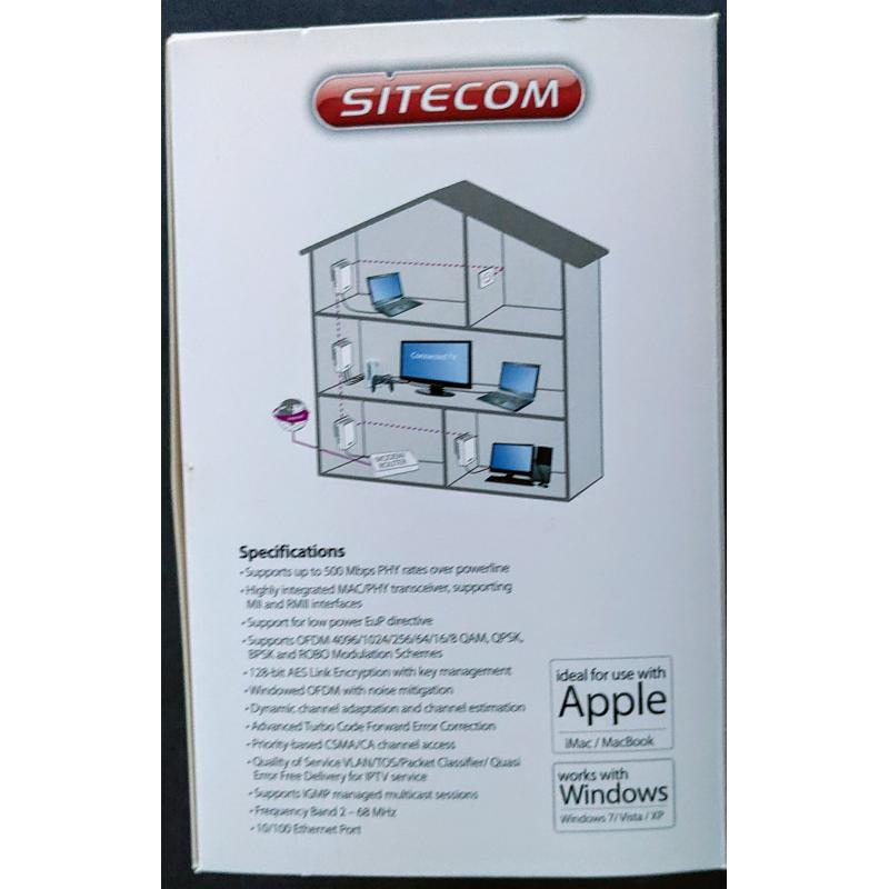 Mini homeplug (triple pack)