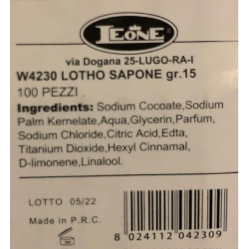 200 stuks Handige reis shampoo/douchegel flesjes en zeepjes Lotus & Limone