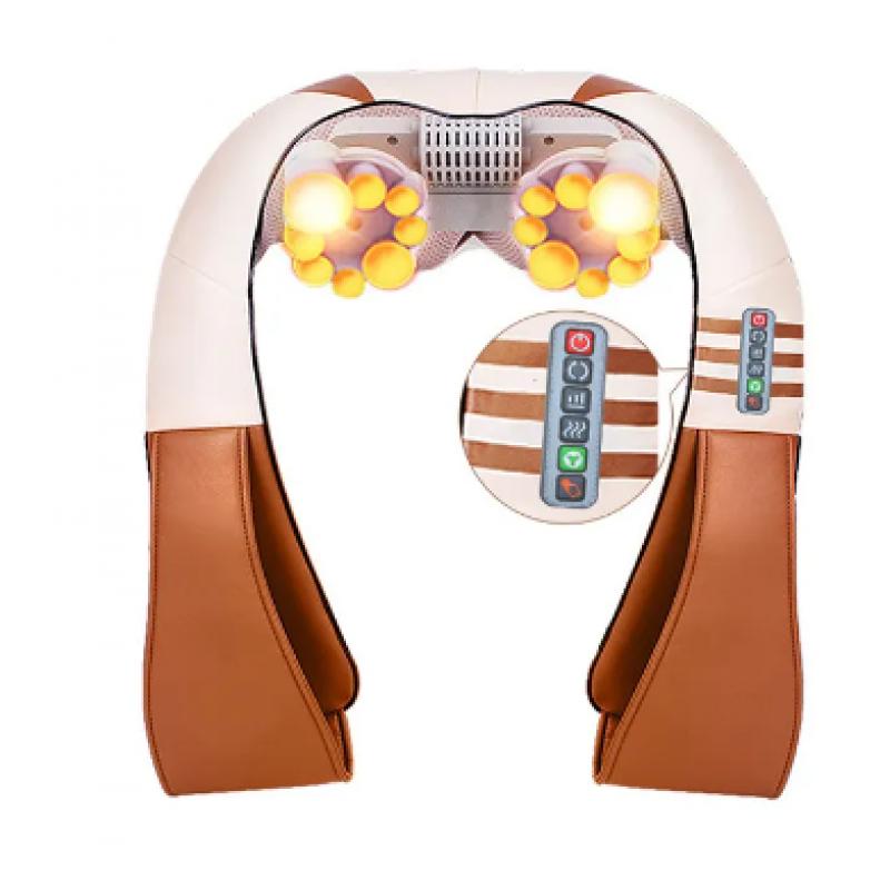 Elektrisch Shiatsu nek - en schouder massage kussen - verwarmbaar