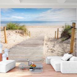 ❤️️️️️️️️ OPRUIMING FOTOBEHANG MUURPOSTER STRAND R 352X250