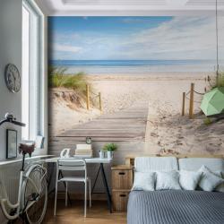 ❤️️️️️️️️ OPRUIMING FOTOBEHANG MUURPOSTER STRAND R 352X250