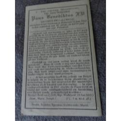 Oude bidprentjes en comunie prentjes van voor 1950
