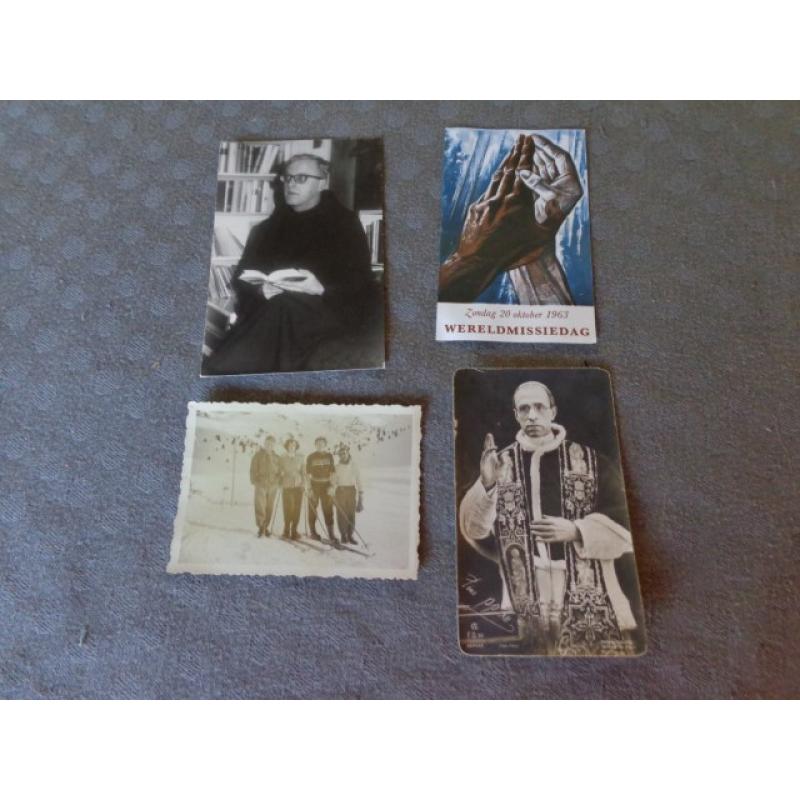 Oude bidprentjes en comunie prentjes van voor 1950...