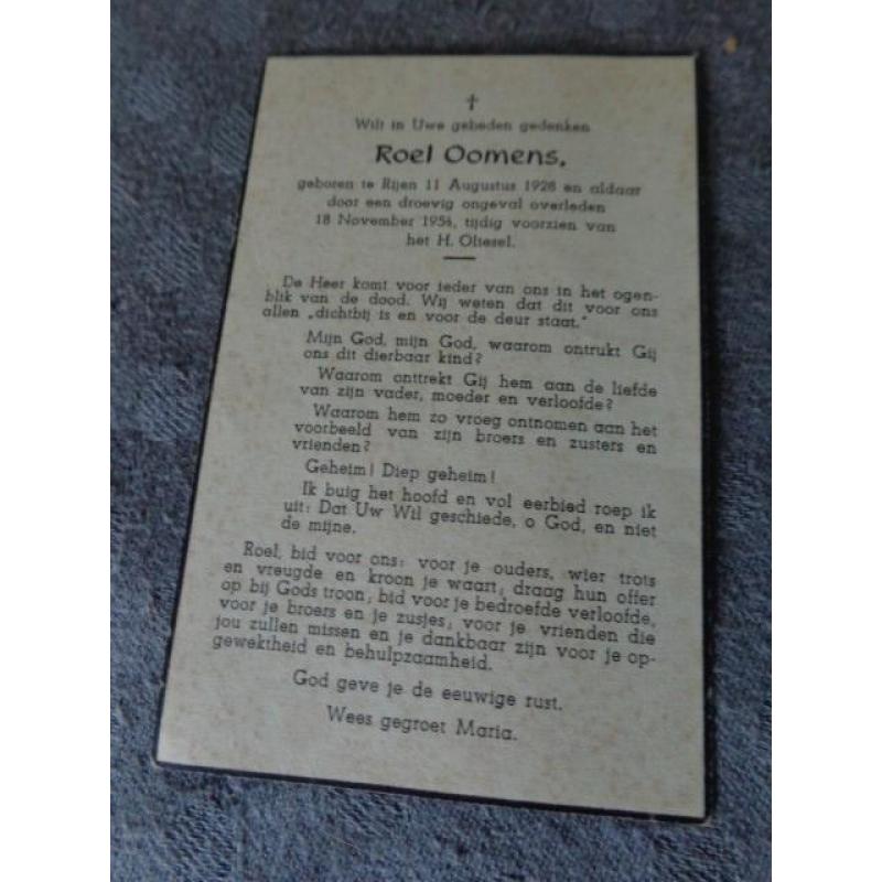 Oude bidprentjes en comunie prentjes van voor 1950.