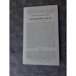 Oude bidprentjes en comunie prentjes van voor 1950
