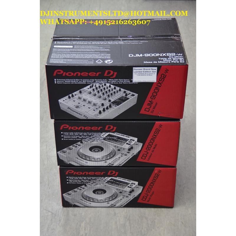 Pioneer DJ 2x Pioneer Cdj-2000Nxs2 & Djm-900Nxs2 Hdj-2000 Mk2 Dj Pakket