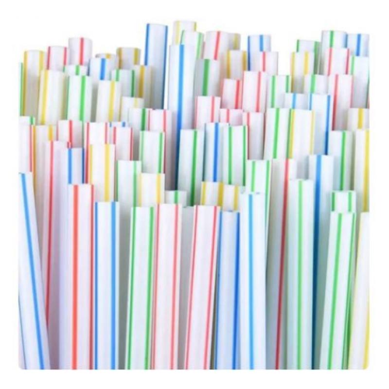 Plastic Buigrietjes - Plastic DrinkRietjes - Buigriet - Cocktailrietjes -200mm -5 mm - 100 stuks
