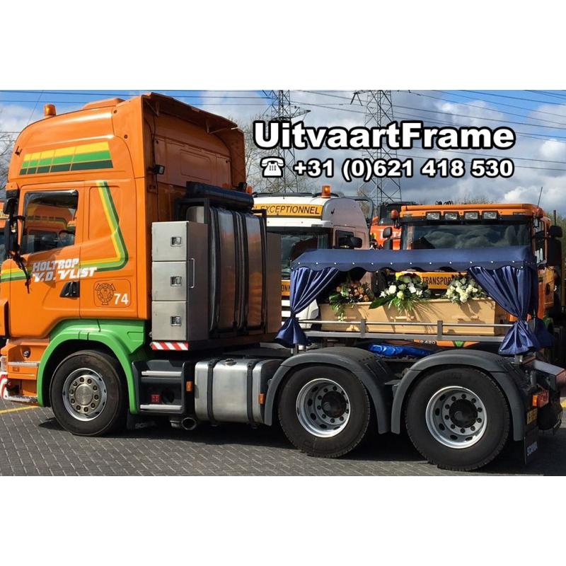 Uitvaart met uw eigen truck in België: Het kan. Het mag. Het is gebeurd in BRUGGE