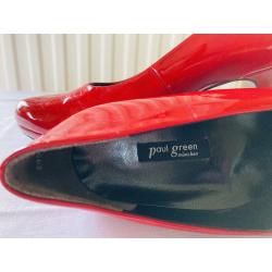 Rode lakschoenen