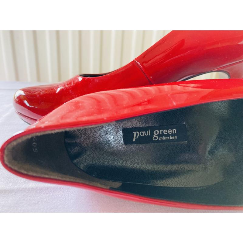 Rode lakschoenen