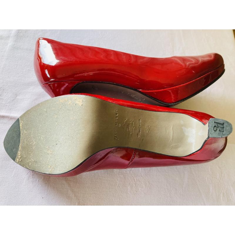 Rode lakschoenen