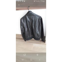 Jack & Jones echt lederen jacket.