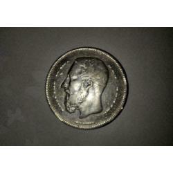 5 belgische frank uit 1873