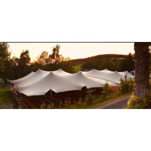 Stretchtent doek 10,5x19,5 meter, Beige