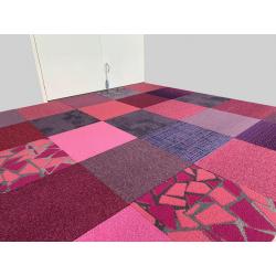 Grote partij kwaliteit Heuga 493 Lavender tapijttegels nieuw