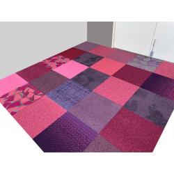 Lichtpaarse Heuga 727 Soft Purple tapijttegels van Interface