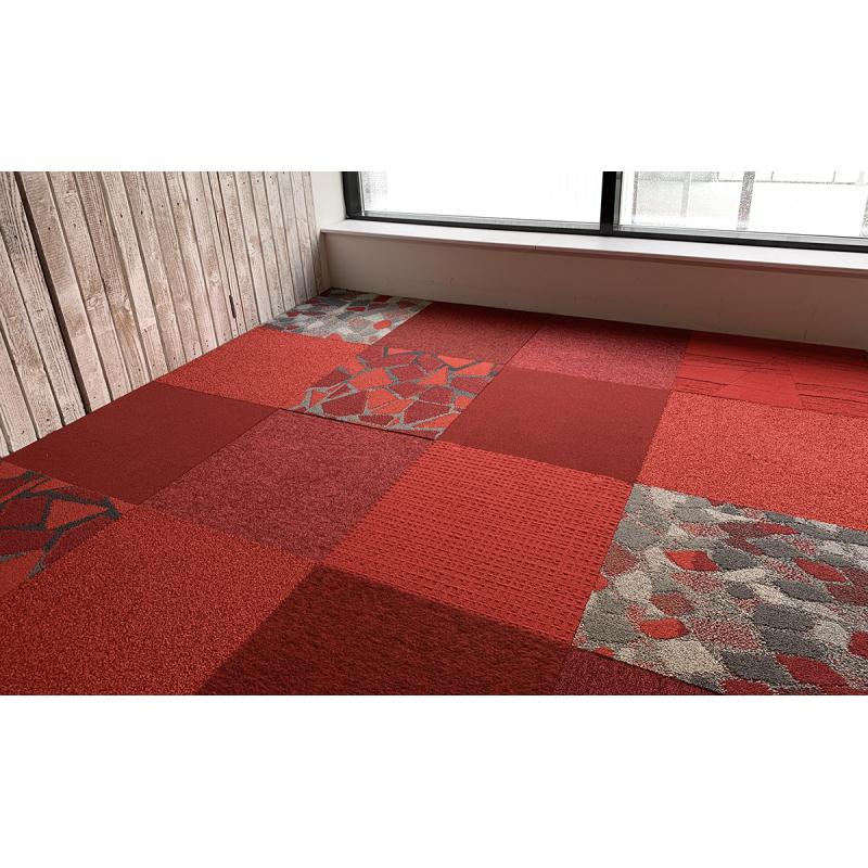 Heuga 727 Amaryllis goedkope rode tapijttegels nieuw