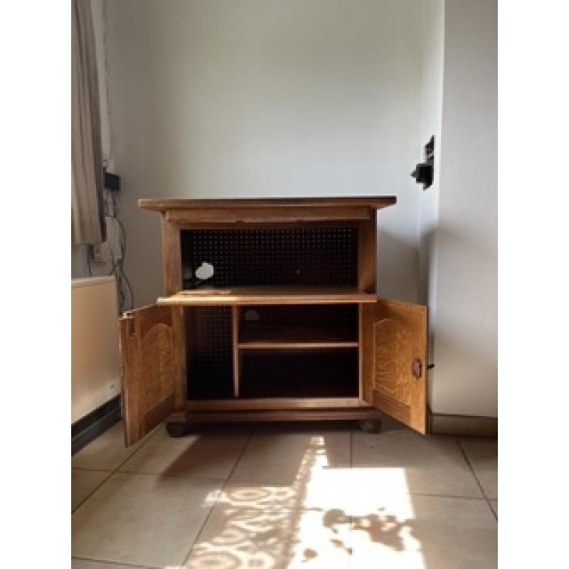 houten tv kast