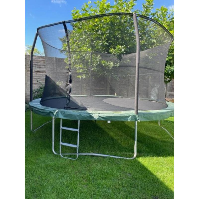 Trampoline Jumpking 4m30 diameter inclusief trapladder