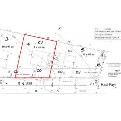 HAUT-FAYS (Daverdisse): bouwgrond, 9a46ca – VAS1323A
