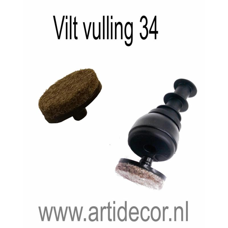 Vilt vulling 34
