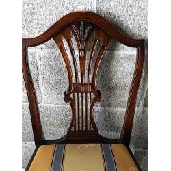 6 antieke Hepplewhite style eetkamerstoelen   in zeer goede staat