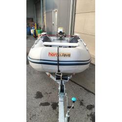 Honda Honwave met trailer