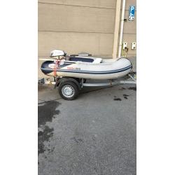 Honda Honwave met trailer