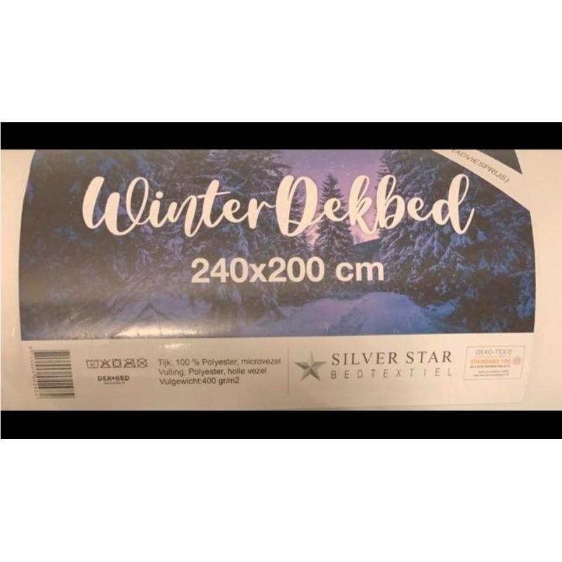 PRIJS VOOR DE 3 STUKS! Decoratie deken   Winterdekbed   Zomerdekbed NIEUW!