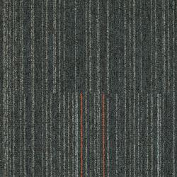 Mooie Works Hype tapijttegels van Interface met kleur accent