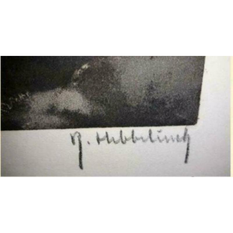 Kleurenlitho Roger Hebbelinck(1912-1987)
